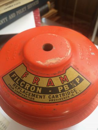 Fram Pb - 1/2 - P Filcron Vintage Oil Filter For Studebaker,  Packard,  Mopar