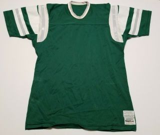 Vintage 1980s Philadelphia Eagles Blank Sand Knit Pro Action Usa Large Jersey