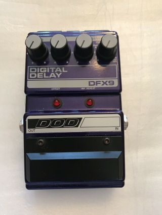 DOD Digitech DFX9 Digital Delay Echo Rare Vintage Guitar Effect Pedal 2