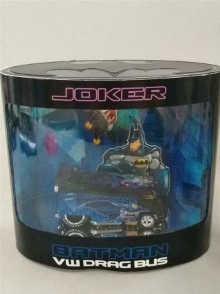 Rare Hot Wheels Batman Joker Vw Drag Bus By Boxman Jimmy Chavez