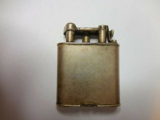 Vintage Single Wheel Straight Arm Dunhill Unique Lift Arm Pocket Lighter
