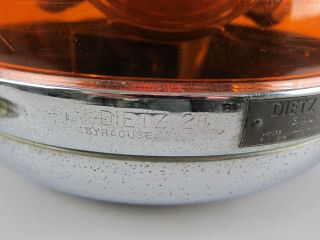 Vintage Dietz Model 211 Beacon Light with Amber Dome 2 - 11 SAE - W - 63 3