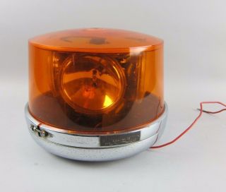 Vintage Dietz Model 211 Beacon Light with Amber Dome 2 - 11 SAE - W - 63 5