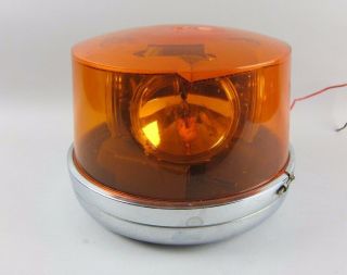 Vintage Dietz Model 211 Beacon Light with Amber Dome 2 - 11 SAE - W - 63 6