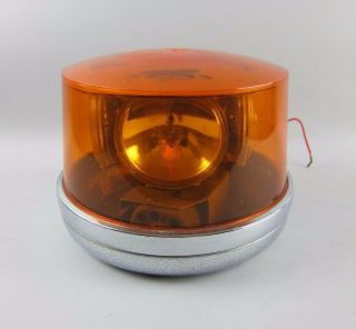 Vintage Dietz Model 211 Beacon Light with Amber Dome 2 - 11 SAE - W - 63 7