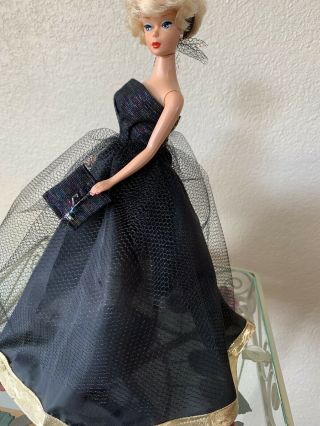 Vintage Barbie Clone Fab - Lu Premier Rate Satin And Tulle Evening Gown