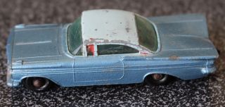 Vintage Lesney Chevrolet Impala Diecast Car England Matchbox No.  57 Matchbox