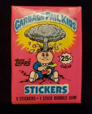 1 Garbage Pail Kids 1st Series Wax Pack 1985 Rare Collector
