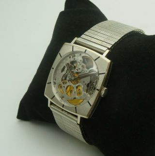 RARE MSR T44 VULCAIN (NO NAME) VINTAGE SKELETON WATCH FAIR to 2