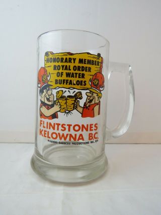 Vintage Flinstones Beer Mug - Royal Order Of Water Buffaloes - From 1974