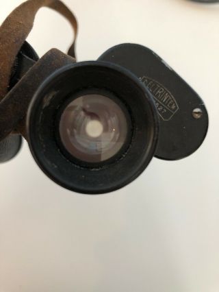 Vintage Carl Zeiss Jena Deltrintem 8x30 German Field Binoculars WITH CASE 6