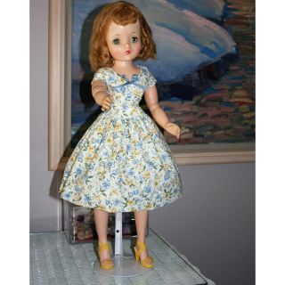 1955 - 1959 Alexander Cissy Doll,  20 " Tall,  Complete Outfit With Sandals And Stand