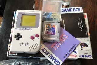 Nintendo Game Boy Dmg - 01 Vintage 1989 Japan With Box & Manuals