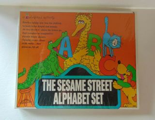 Vintage - Muppets Sesame Street Big Bird Set Colorforms Activity - 1971
