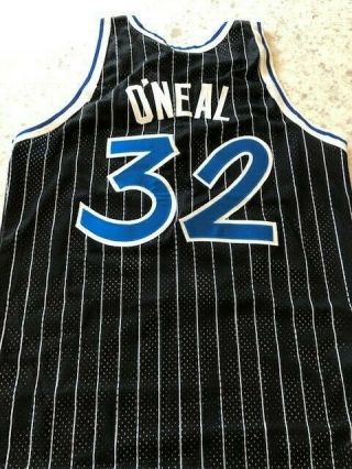 Vintage Shaquille O ' Neal 32 Champion Jersey from 1994 - 1995 era size 44 (Large) 6