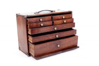 Vintage 7 Drawer Engineers / Toolmakers Tool Cabinet / Chest