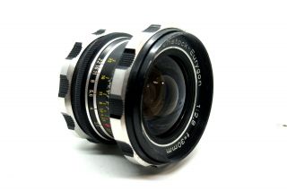 Exacta Edixa Mat Mod C Film Camera,  RARE Rodenstock - Eurygon 30mm f/2,  8 Lens 9