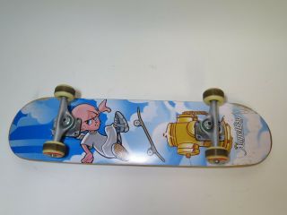 Vintage Angel Boy Skateboard Complete Deck