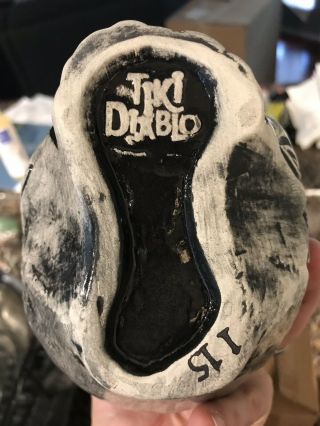 RARE Tiki Diablo Death Or Glory Mug 115 Plus Swizzle Stick & Stickers 6