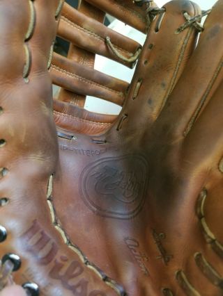 Vintage Wilson A3000 Very Rare Usa Made Top Grain Leather Pro Staff [a2000]