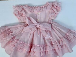 Martha’s Miniatures Pink Ruffle Vintage Party Dress 2