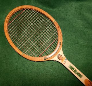 Joe Namath Signature Model Wooden Tennis Racket Vintage - Franklin,  L - 4 1/2