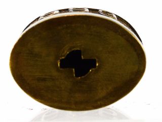 CORBIN 999 Padlock Brass Old Vintage Embossed Lock (no key) 5