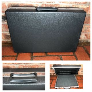 Vintage Samsonite Grey Hard Shell Briefcase Attache Case Mad Men 18 " X 12 " X 5 "