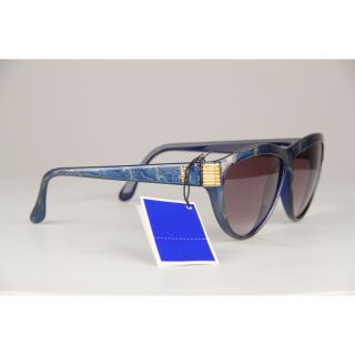 Authentic Yves Saint Laurent Vintage Blue Sunglasses 9045 56mm Old Stock