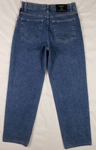 Vintage Versace Couture Mens Blue Wash Jeans 32 X 30 C1