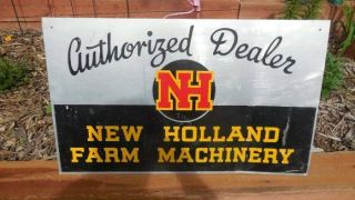 Vintage Holland Farm Machinery Metal Sign