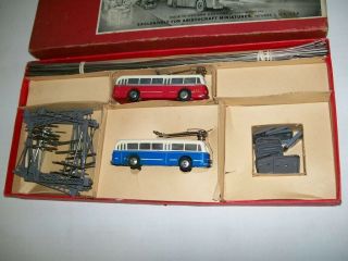 Vintage Aristocraft HO Scale Trolley Bus System Made In Germany In The 1950 ' s 3