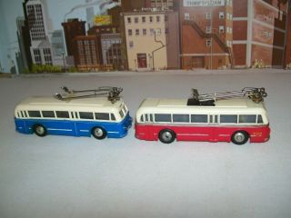 Vintage Aristocraft HO Scale Trolley Bus System Made In Germany In The 1950 ' s 5