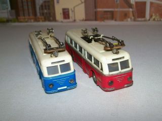 Vintage Aristocraft HO Scale Trolley Bus System Made In Germany In The 1950 ' s 8