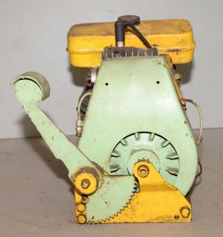 Rare Vintage Clinton Go Cart Gas Engine Collectible Mini Bike With Kick Start