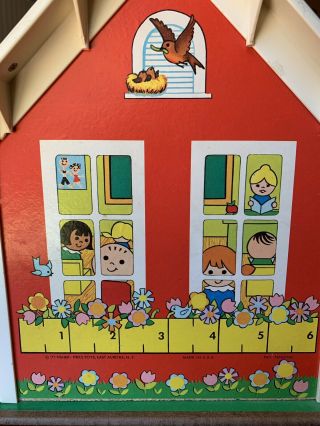 Vintage Fisher Price Little People Play Family School 923 Set COMPLETE 6