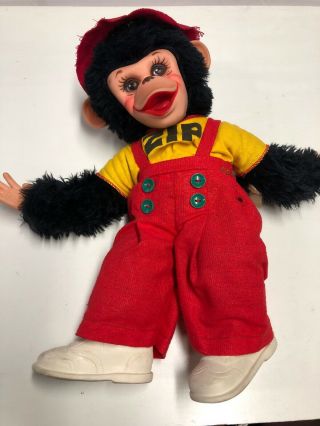 Vintage Rushton Plush Howdy Doody Show Zippy The Chimp Zip Monkey Doll S3