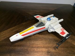 Star Wars Vintage 1978 X - Wing Fighter Complete/working Bright White