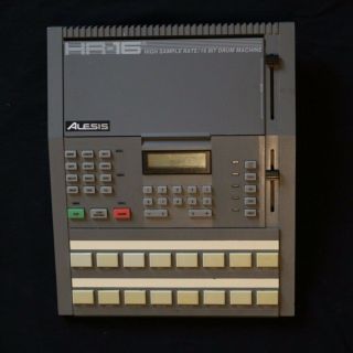 Vintage Alesis Hr - 16 High Sample Rate / 16 Bit Drum Machine.