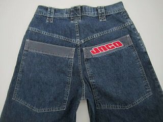 Mens 32x32 31x32 JNCO Pennant baggy loose blue jeans VTG USA 3