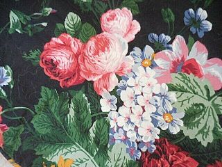 ❤️ Vintage Rare Ralph Lauren Isadora Cosette floral TWIN duvet COTTAGE CHIC ❤️ 5