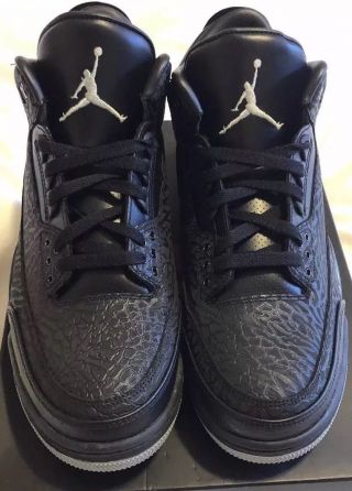 Nike Air Jordan 3 Iii Retro Flip Black Size 12 (2011) Rare
