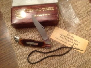 Vintage Schrade 125ot Knife An Sheath 1970 