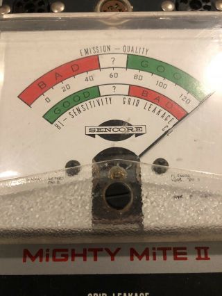Vintage Sencore TC114 Mighty Mite II tube tester Great Condiction 2