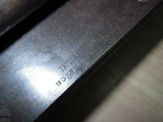 Rare D Hanson Leather 8  splitter shaver machine civil war era patented 1864 11