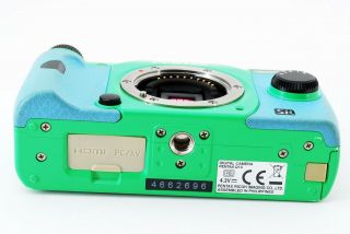 Rare PENTAX Q10 Green Body w/ 02 Standard and 06 Telephoto twin Lens [Exc]Japan 10