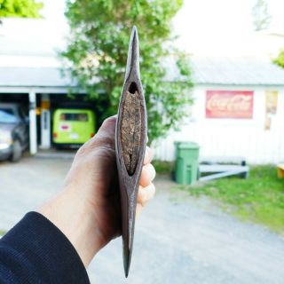 Antique VTG Kelly Black Raven Axe Double Bit Embossed Logo head True Temper 9 