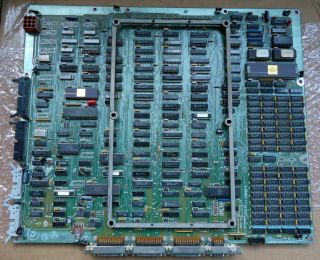 Vintage 1984 Convergent Miniframe Motherboard,  512kb Ram,  10 Mhz Motorola 68010
