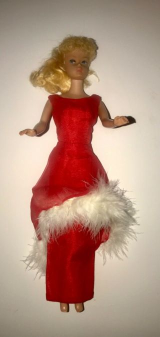 Mattel Vintage 1961 - 64 Lemon Blonde Ponytail Barbie Tlc.  Evening Enchantment