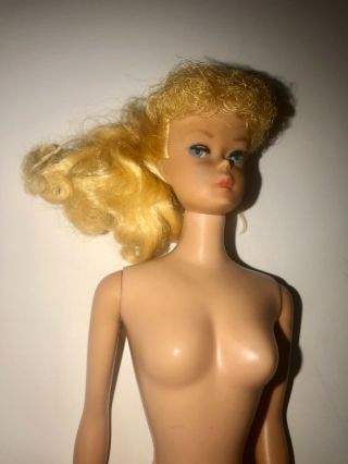 MATTEL Vintage 1961 - 64 Lemon Blonde PONYTAIL Barbie TLC.  Evening Enchantment 3